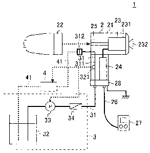 A single figure which represents the drawing illustrating the invention.